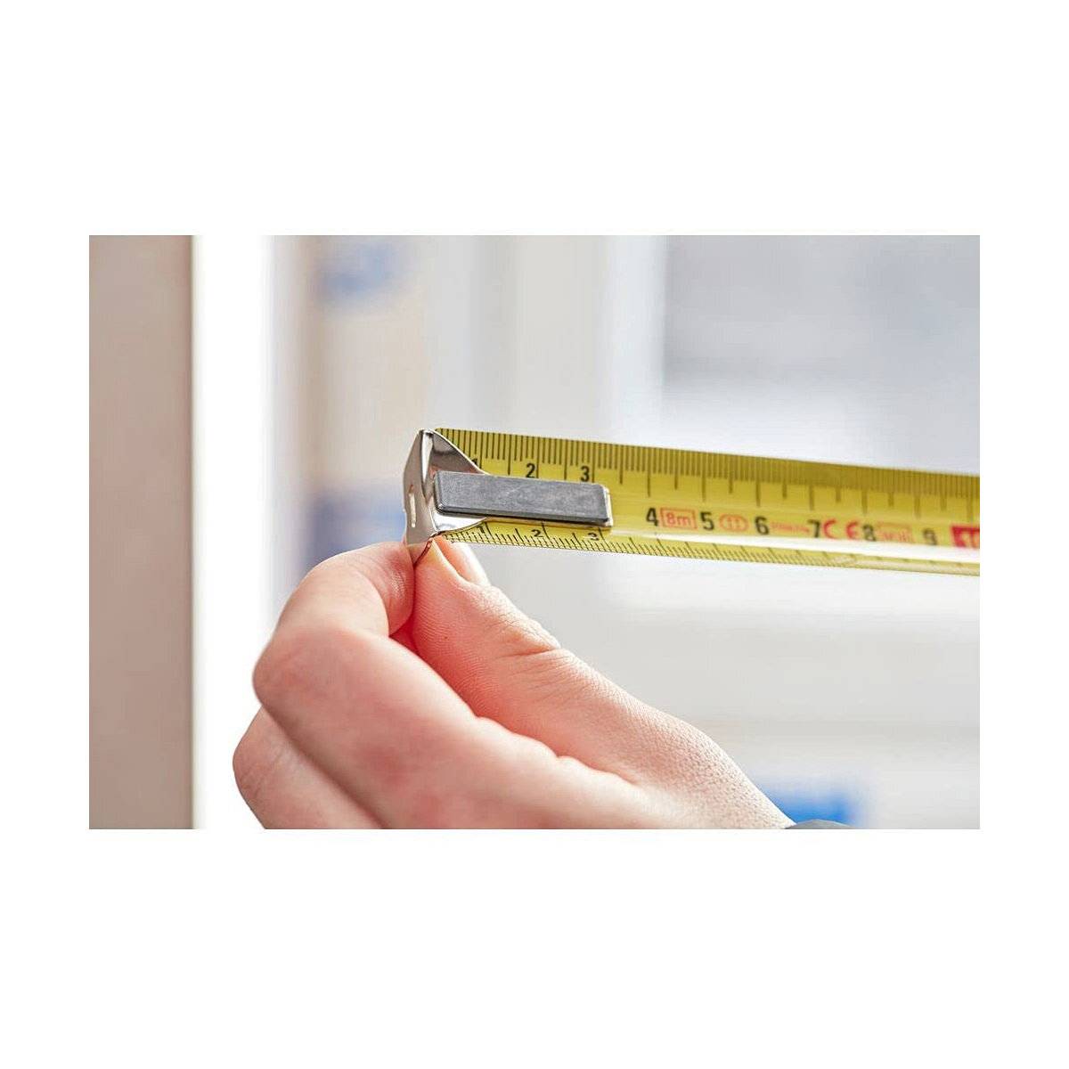 Bandmaß Micro Powerlock Blade Armor, 8 Meter (silber/gelb, 25mm)