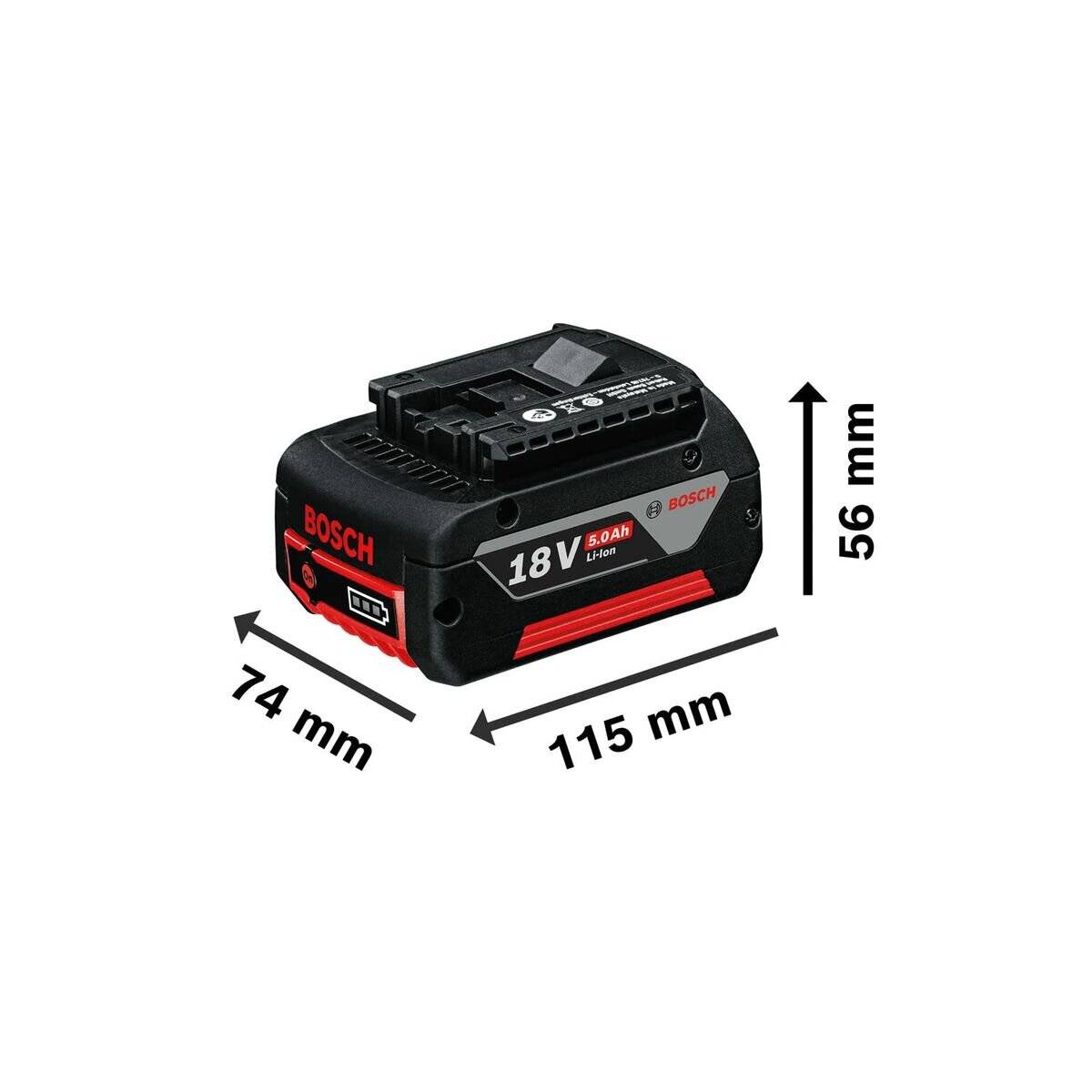 Bosch Starter-Set 18V (2x GBA 18V 5.0Ah + GAL 1880 CV Professional), LadegerÃ ¤ t (schwarz, 2x Akku + LadegerÃ ¤ t, AMPShare