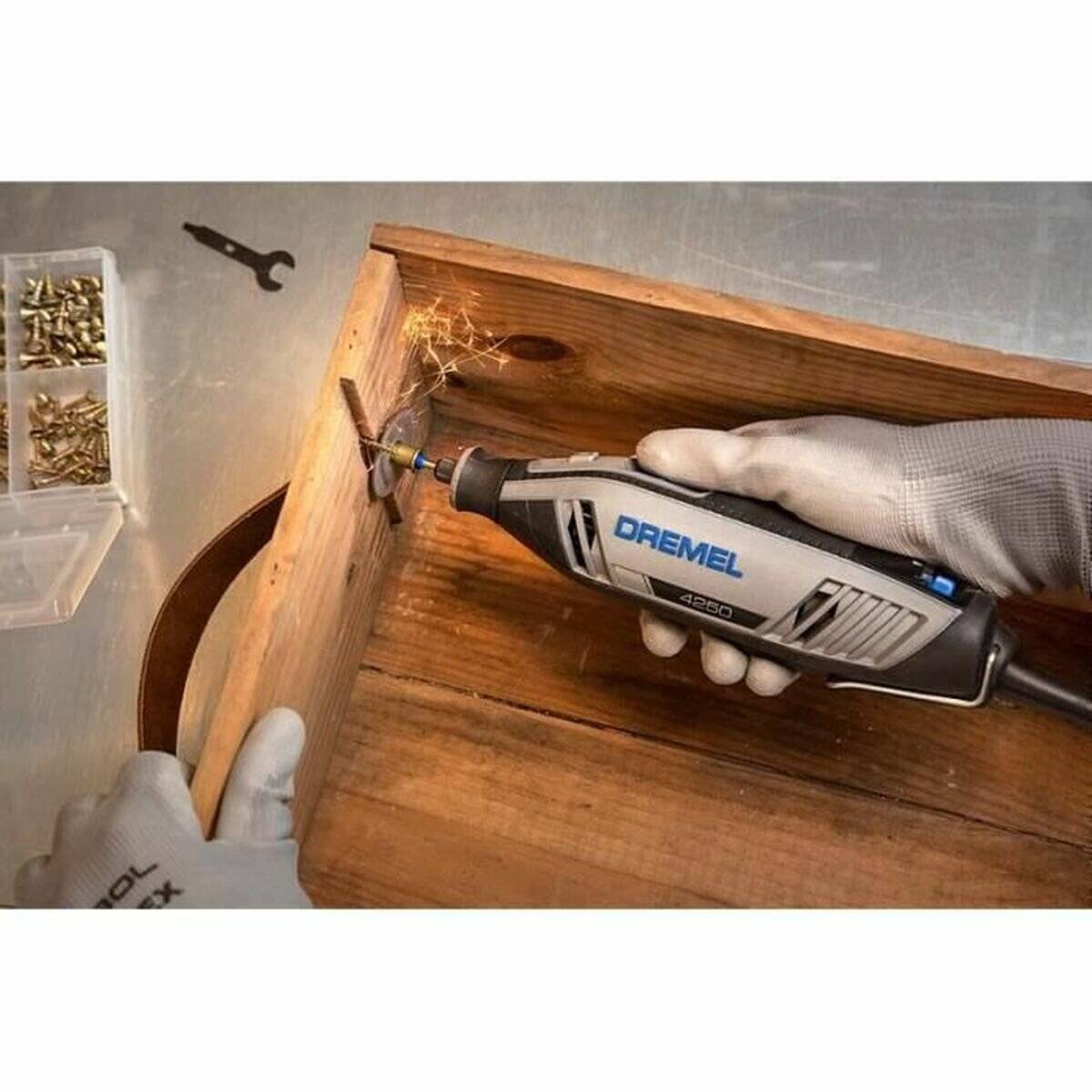 Multifunktions-Werkzeug 4250-3/45 (grau, 175 Watt, 45-teiliges Zubehör, Koffer)