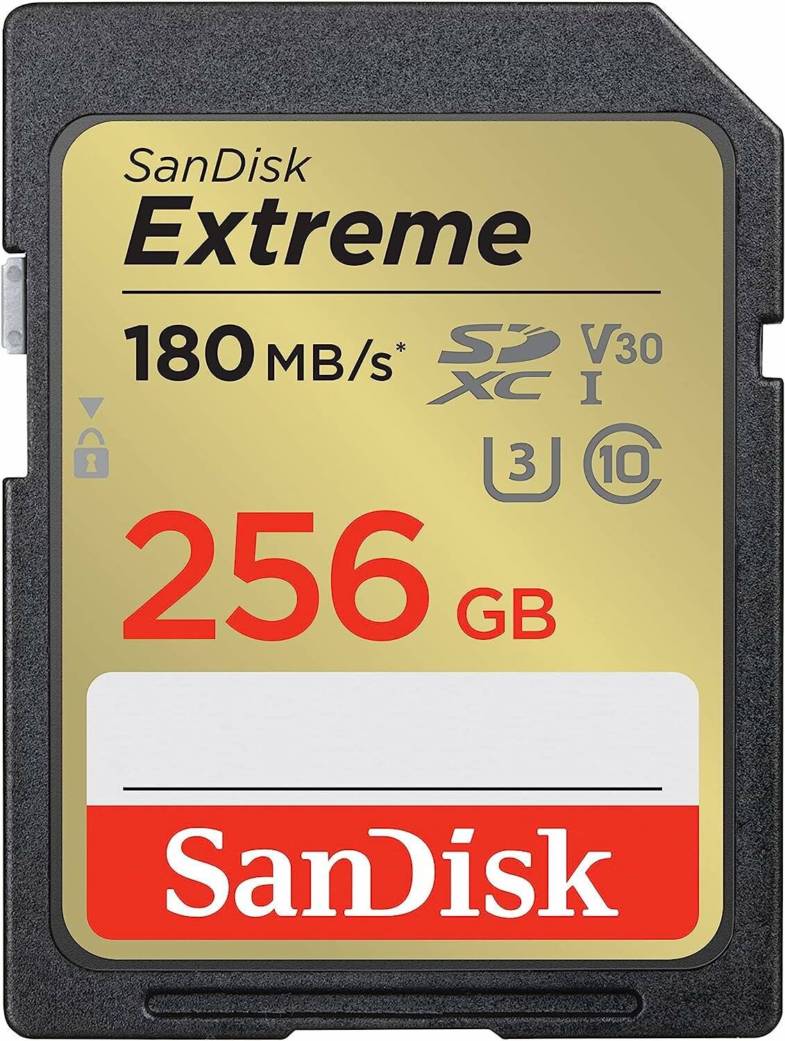 Extreme 256 GB SDXC (UHS-I U3, Class 10, V30)