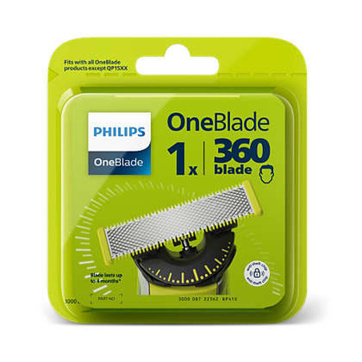 Ersatzklinge für Rasierer Philips QP410/50 ONEBLADE 360