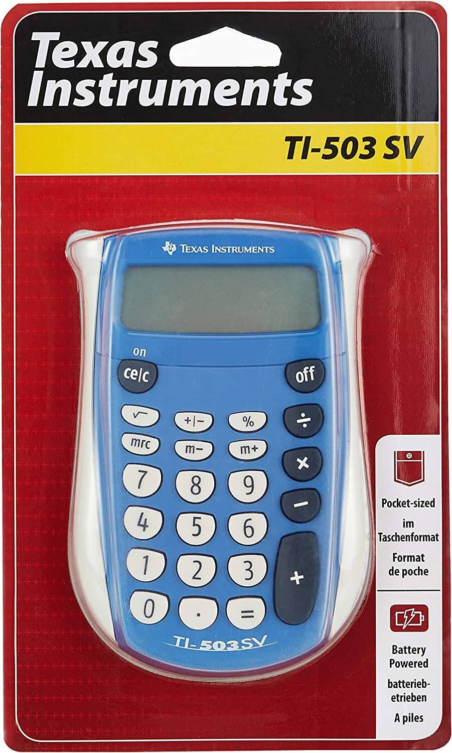 Texas instruments Taschenrechner TI-503SV 8-stellig blau