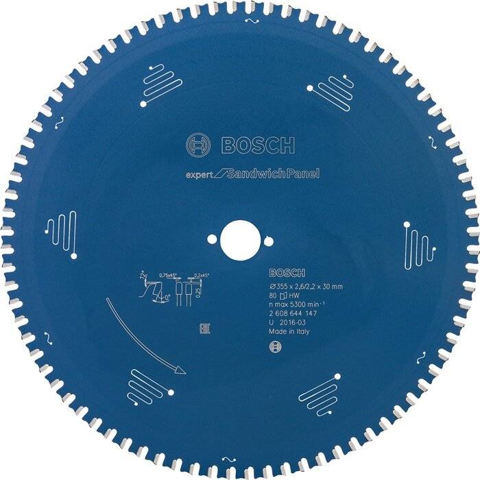 Eine Kreissägeblatt mit der Aufschrift 