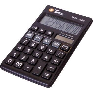 TWEN Taschenrechner TW 1020 584 schwarz Ausführung des Displayanzeige-Umfangs: 1