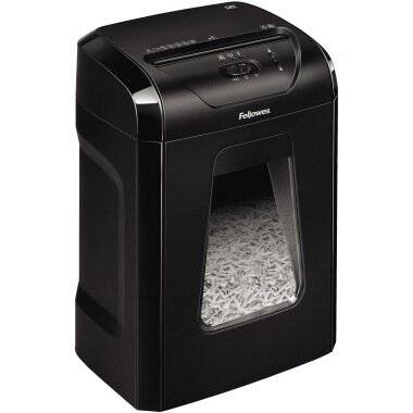 Fellowes Aktenvernichter Powershred 12C Partikelschnitt 12 Bl. (70 g/m²) schwarz