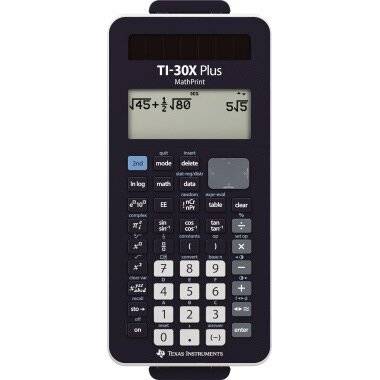 Texas Instruments Schulrechner Plus Math x 16/10-stellig schwarz