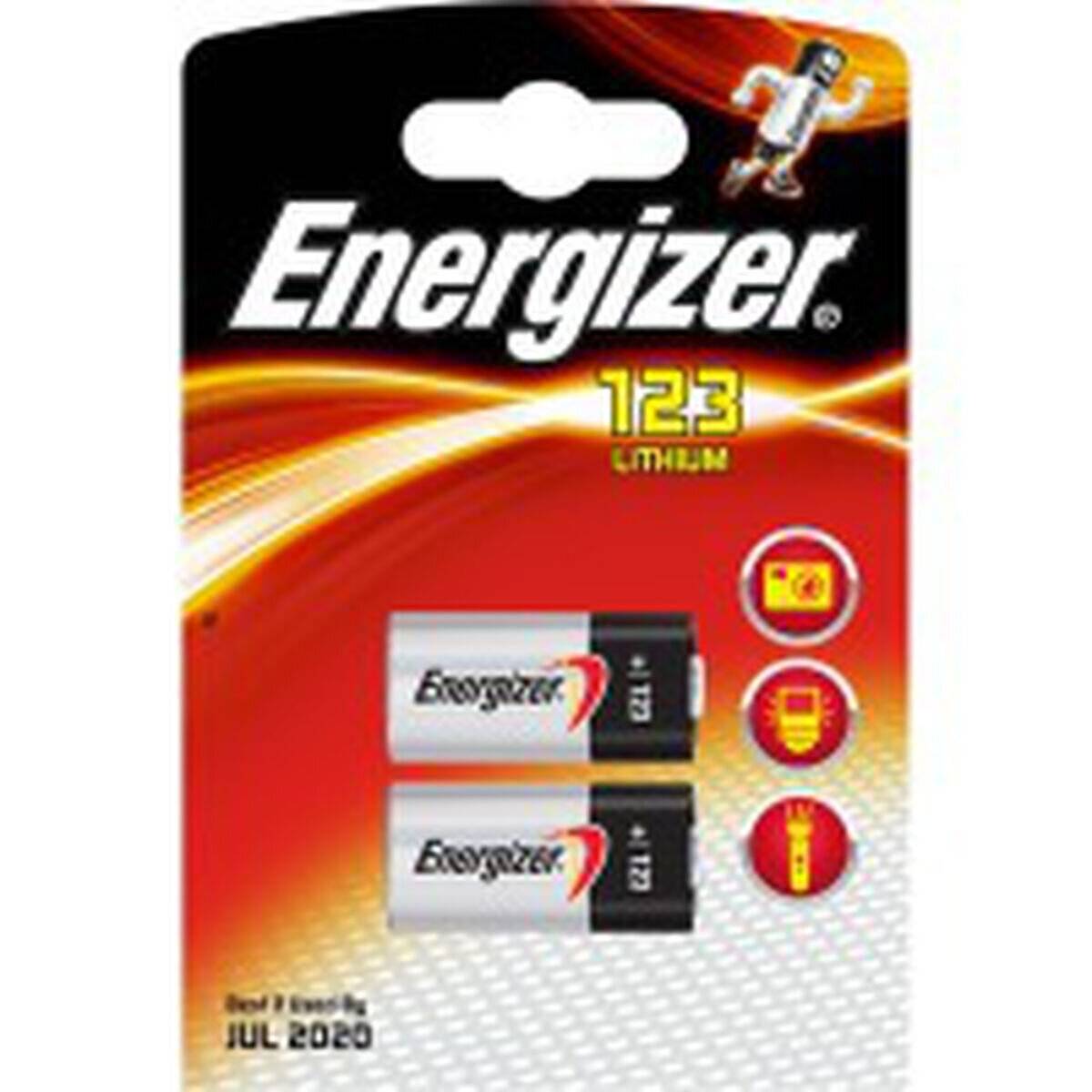 Energizer Fotobatterie Lithium 123 2 St. Lithium 3V 2 St./Pack.