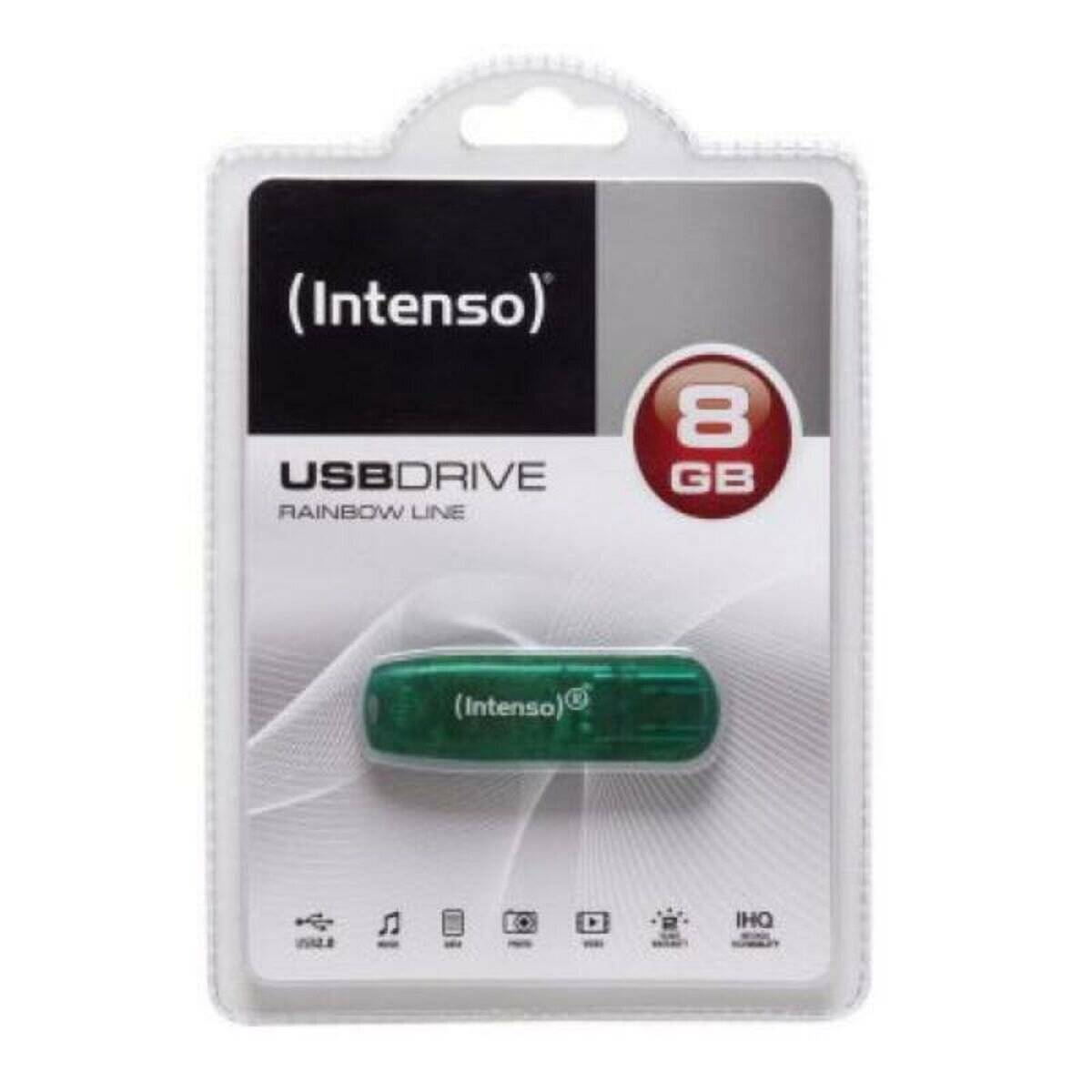 Intenso USB-Stick Rainbow Line grün 8 GB