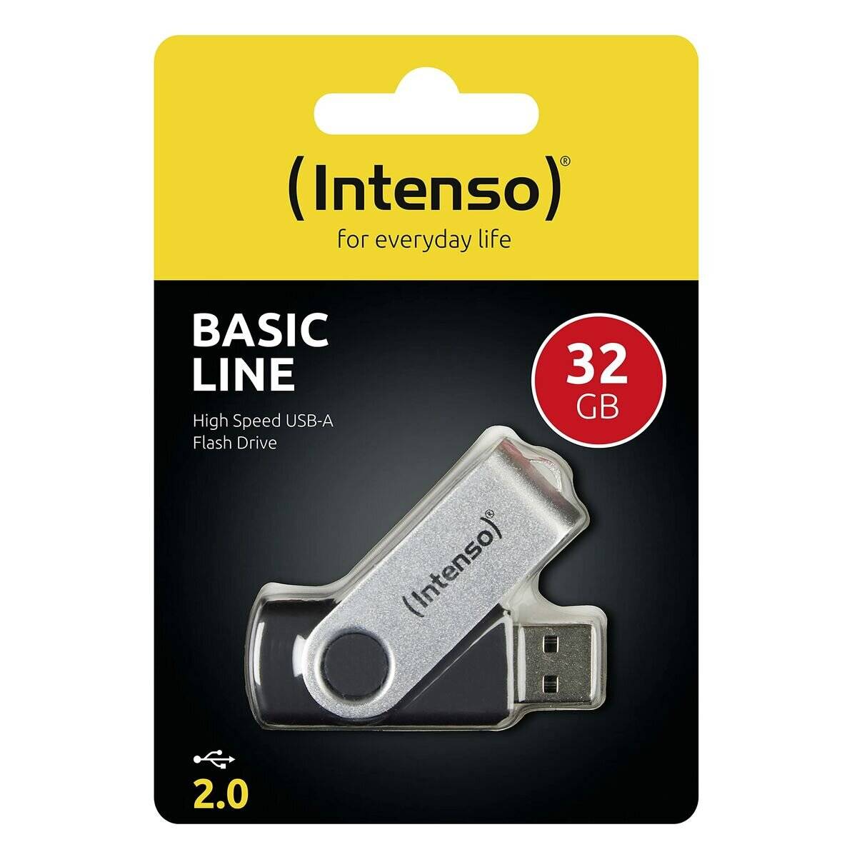 Basic Line 32 GB (silber/schwarz, USB-A 2.0)