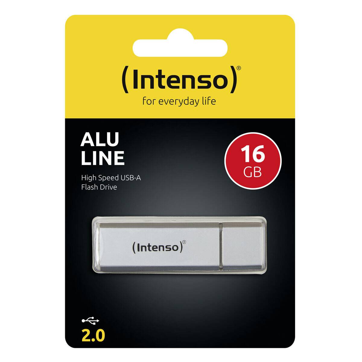 Intenso USB-Stick Alu Line silber 16 GB
