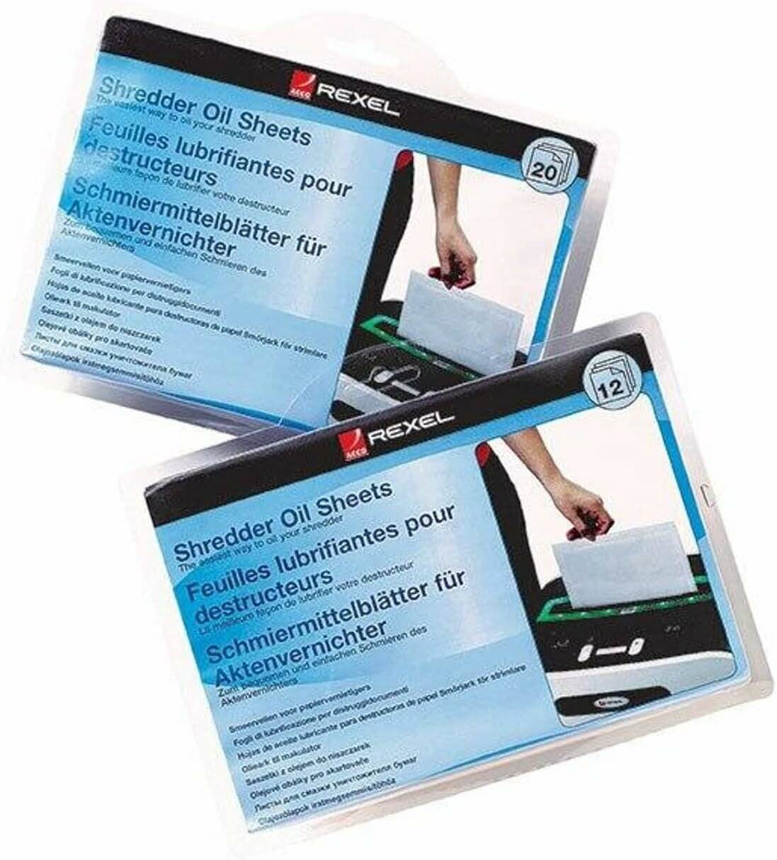 Rexel Aktenvernichter-Ölblätter