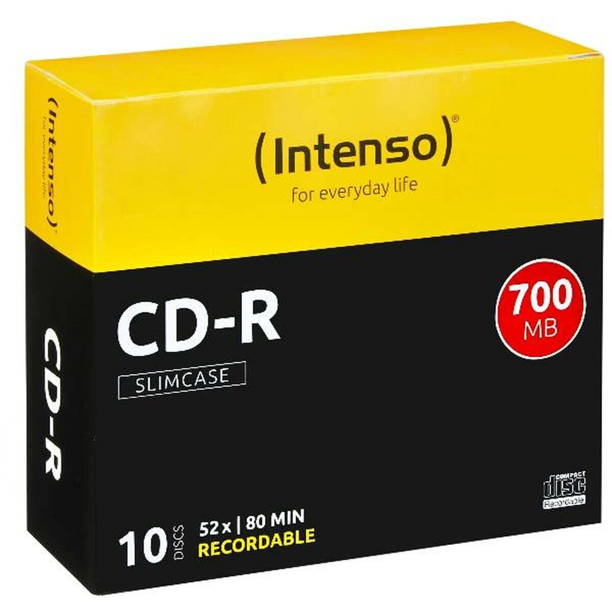 10 Intenso CD-R 700 MB