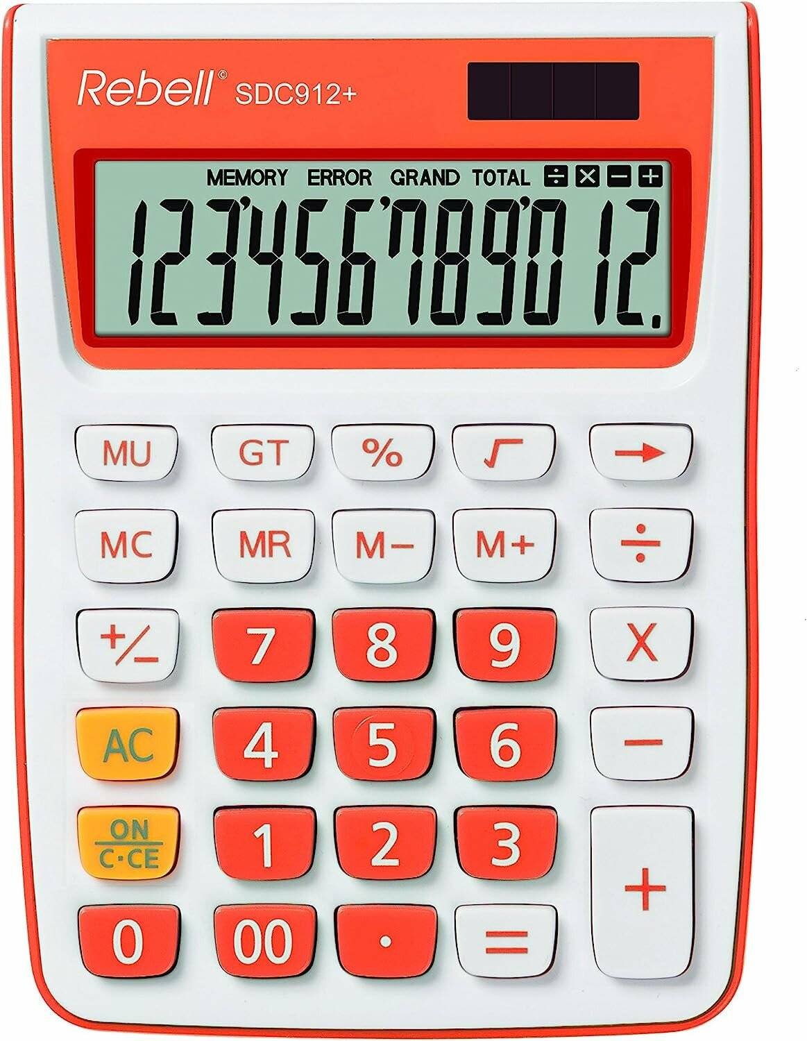 Rebell SDC912 Tischrechner orange/weiß