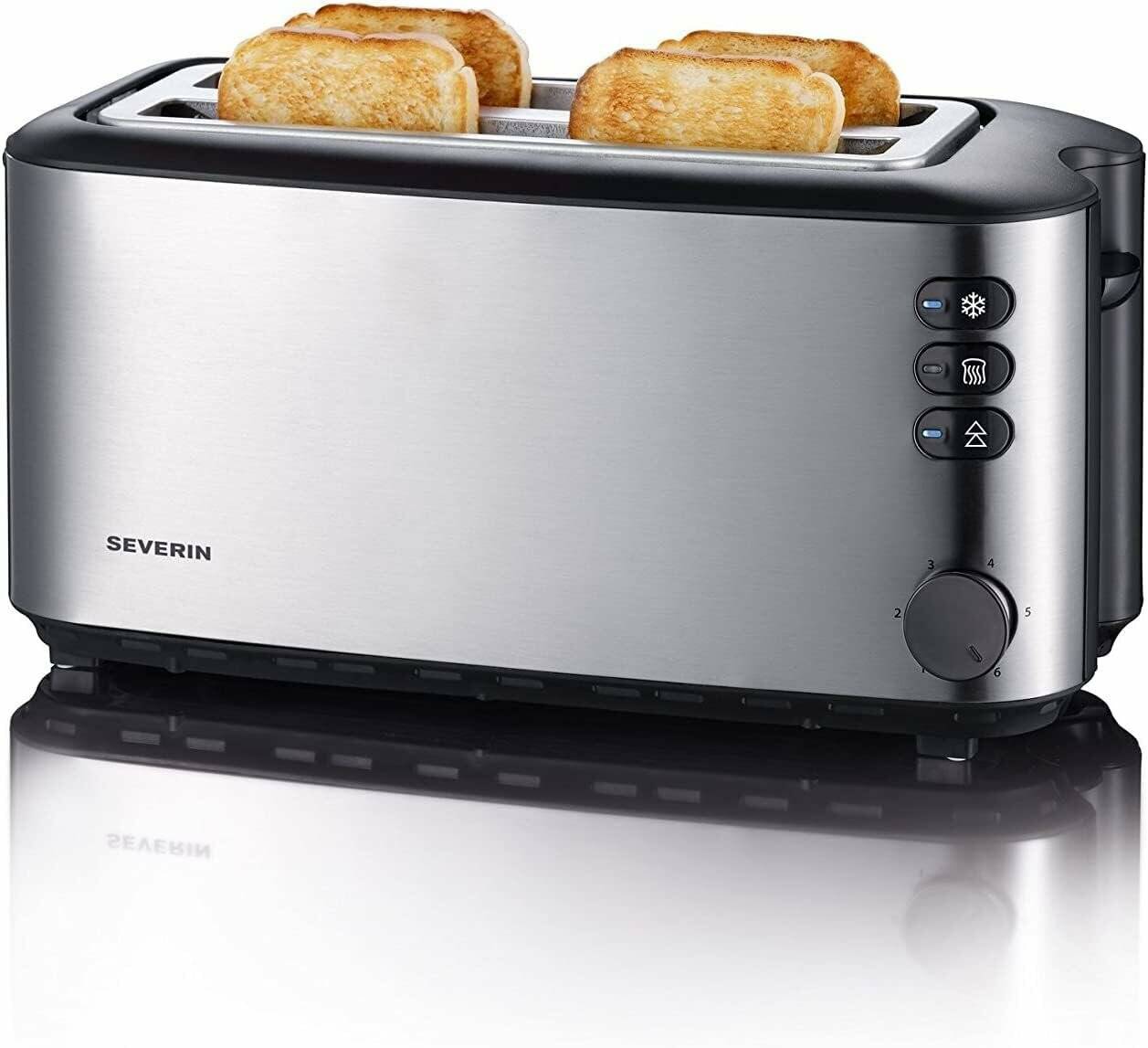 Severin Severin Toaster 4 slice stainless steel (AT2509)