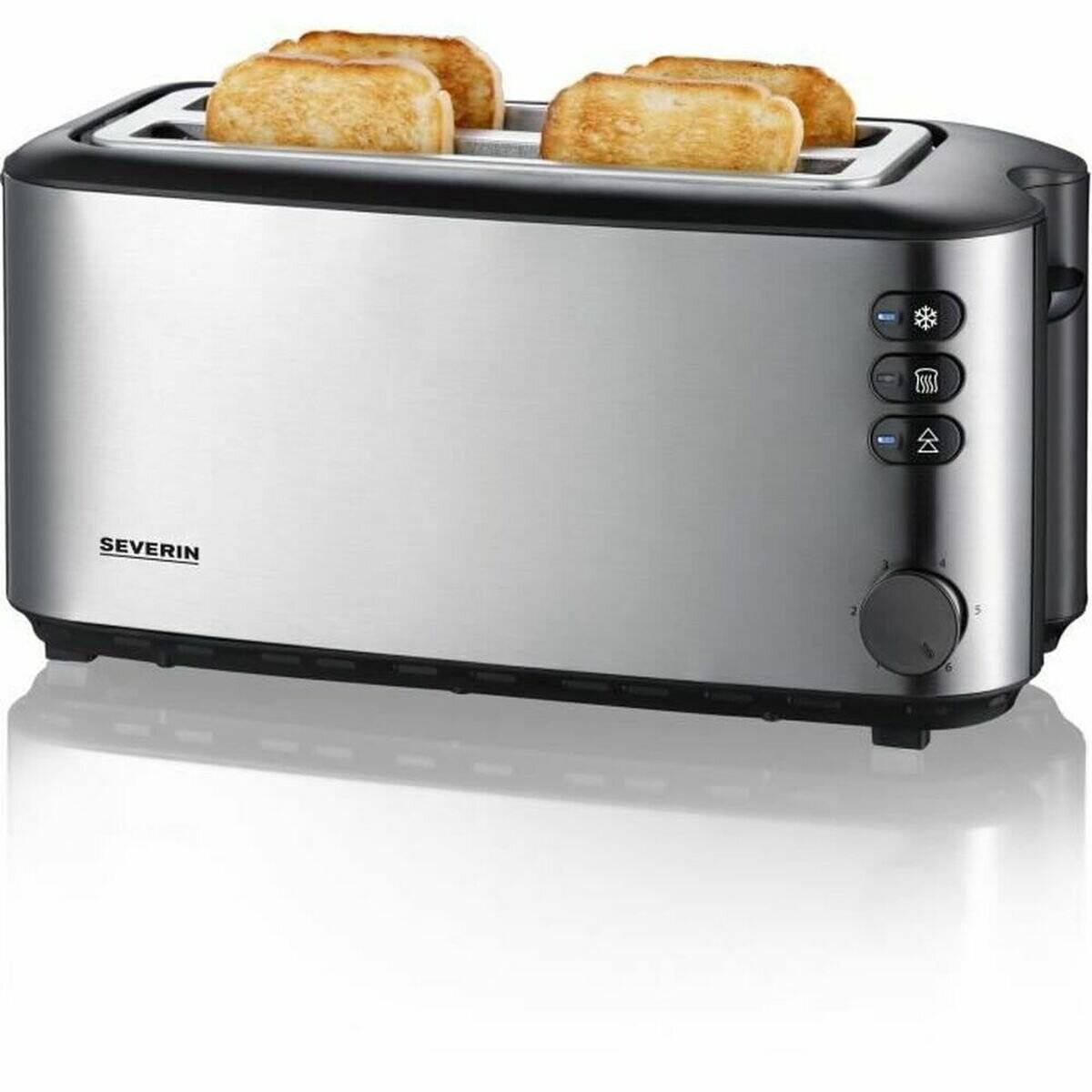 Severin Severin Toaster 4 slice stainless steel (AT2509)