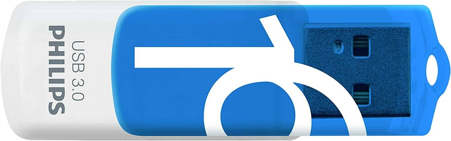 PHILIPS USB-Stick Vivid 3.0 blau, weiß 16 GB