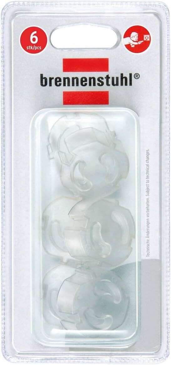 Brennenstuhl Steckdosen-Kinderschutz, Abdeckung (transparent, 6 StÃ ¼ ck)