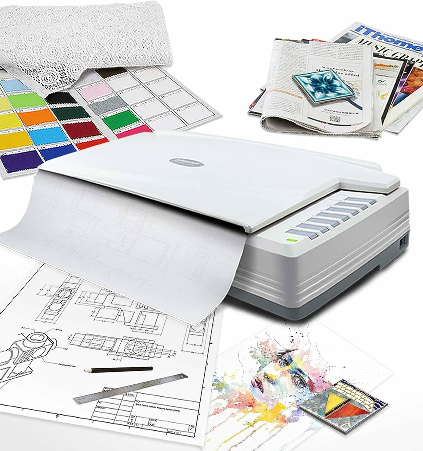 plustek OpticPro A320E Flachbettscanner