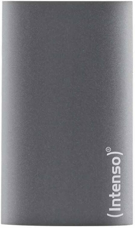 Ein grauer Powerbank mit der Markenaufschrift 'bose', die seitlich vertikal angebracht ist.