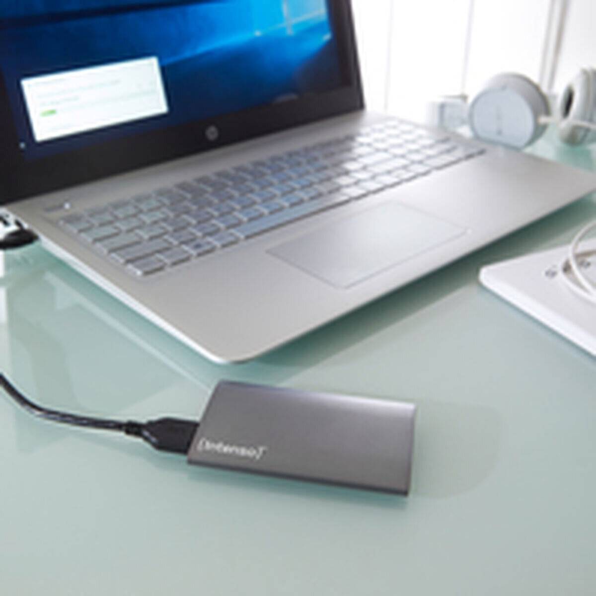 Portable SSD Premium 512 GB, Externe SSD (anthrazit, USB-A 3.2 Gen 1 (5 Gbit/s), 1,8)