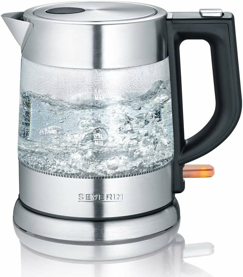 Severin Severin Kettle 1l glass stainless steel WK 3468 (WK 3468)
