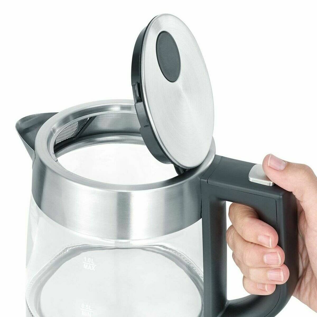 Severin Severin Kettle 1l glass stainless steel WK 3468 (WK 3468)