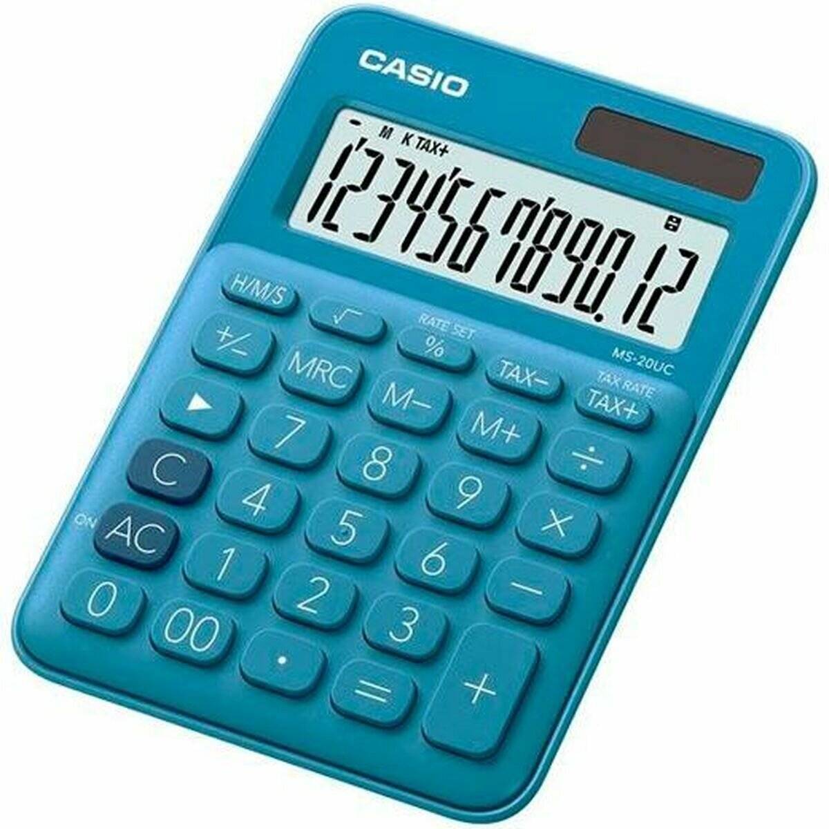 CASIO MS-20UC Tischrechner blau