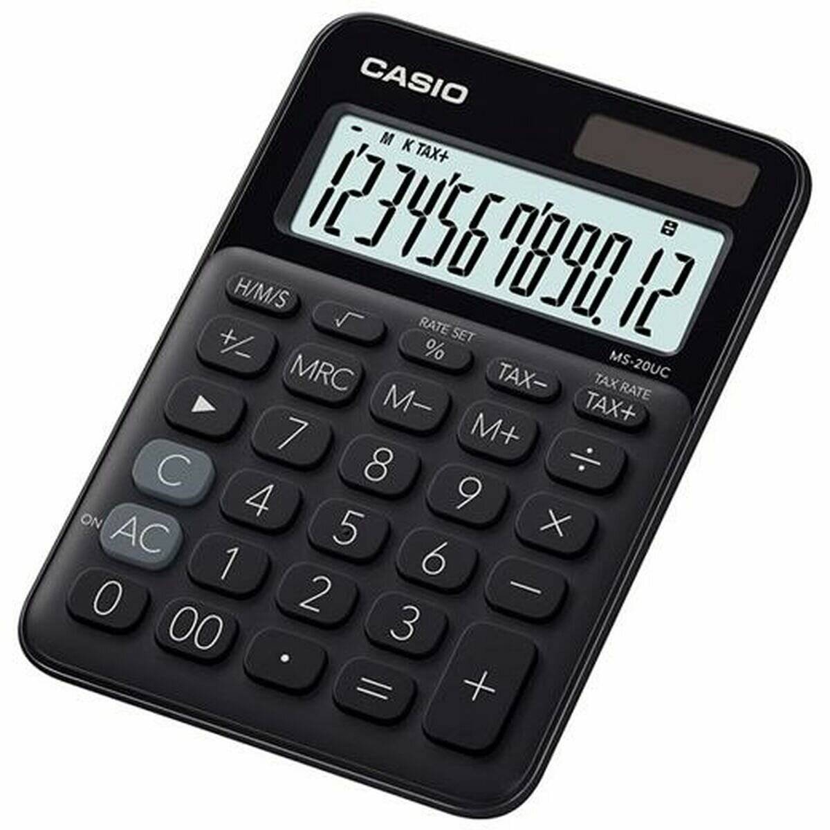 CASIO MS-20UC Tischrechner schwarz