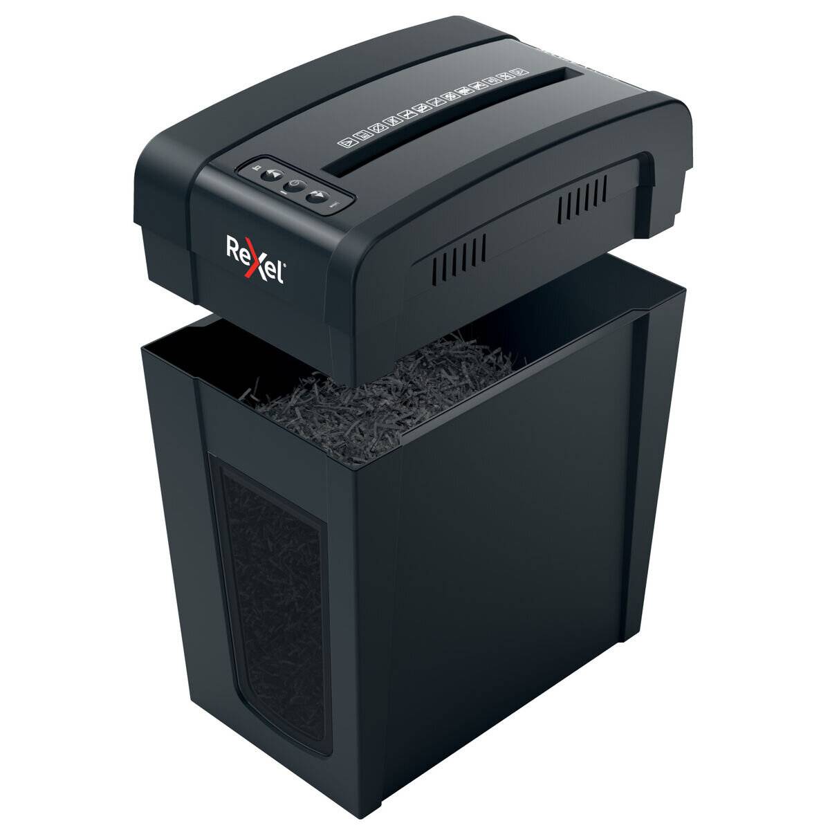 Rexel Aktenvernichter, Secure X10-SL Whisper-Shred™ , S: P-4, schwarz