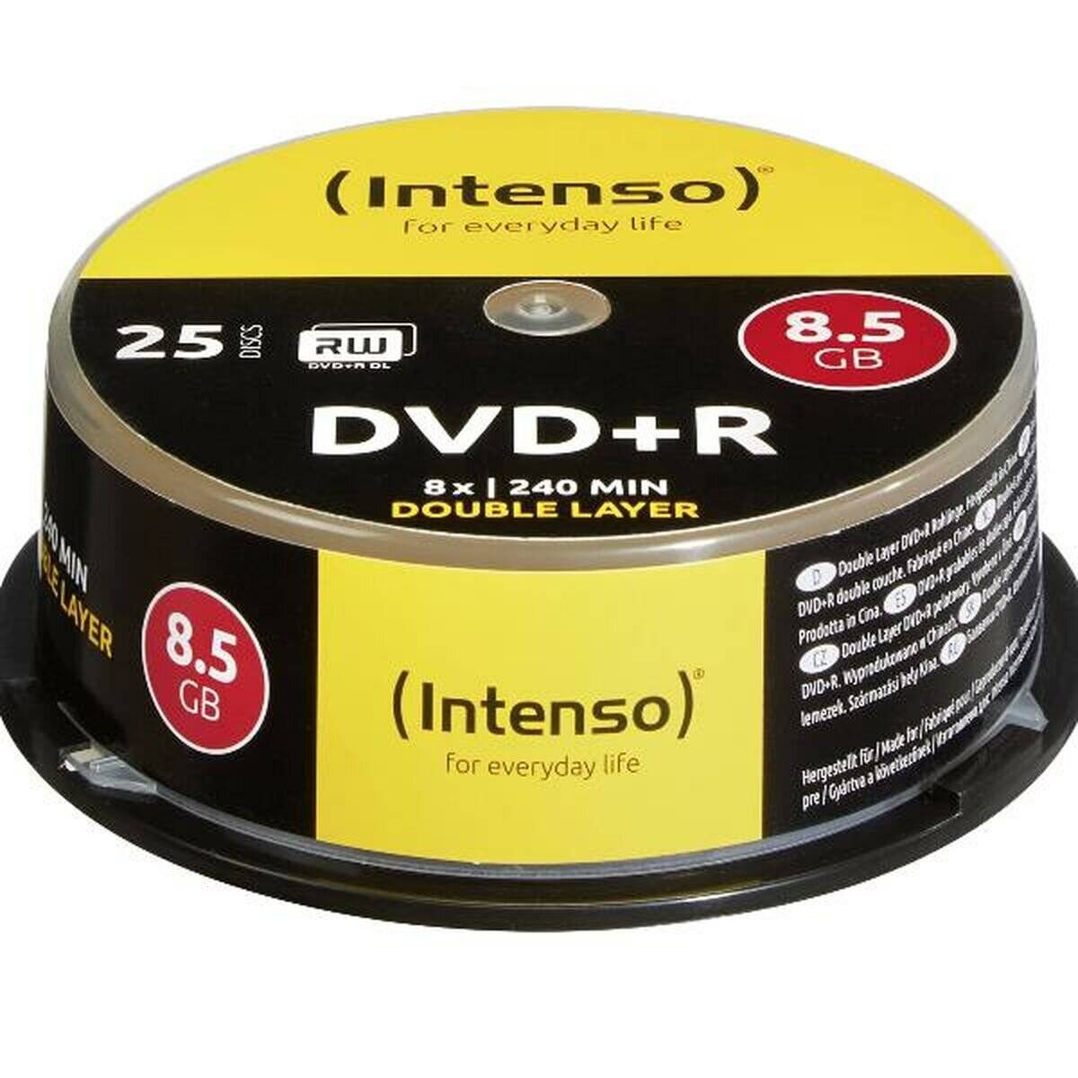 25 Intenso DVD+R 8,5 GB Double Layer