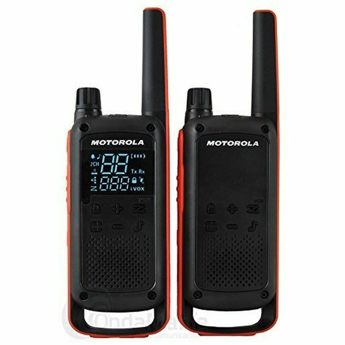 MOTOROLA Talkabout T82 Duopack Funkgeräte schwarz/orange