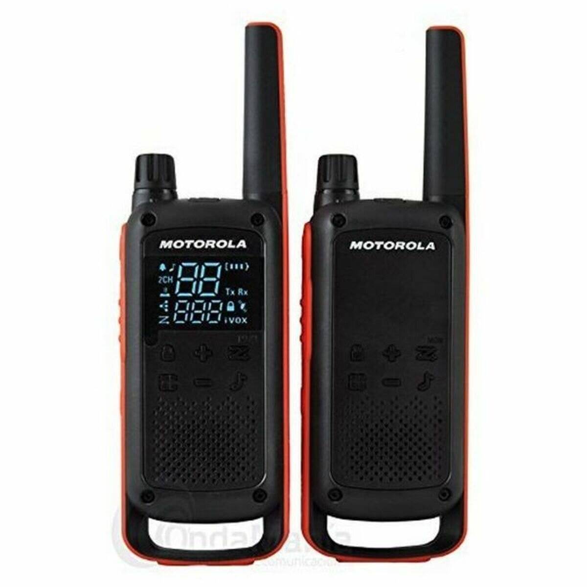 MOTOROLA Talkabout T82 Duopack Funkgeräte schwarz/orange