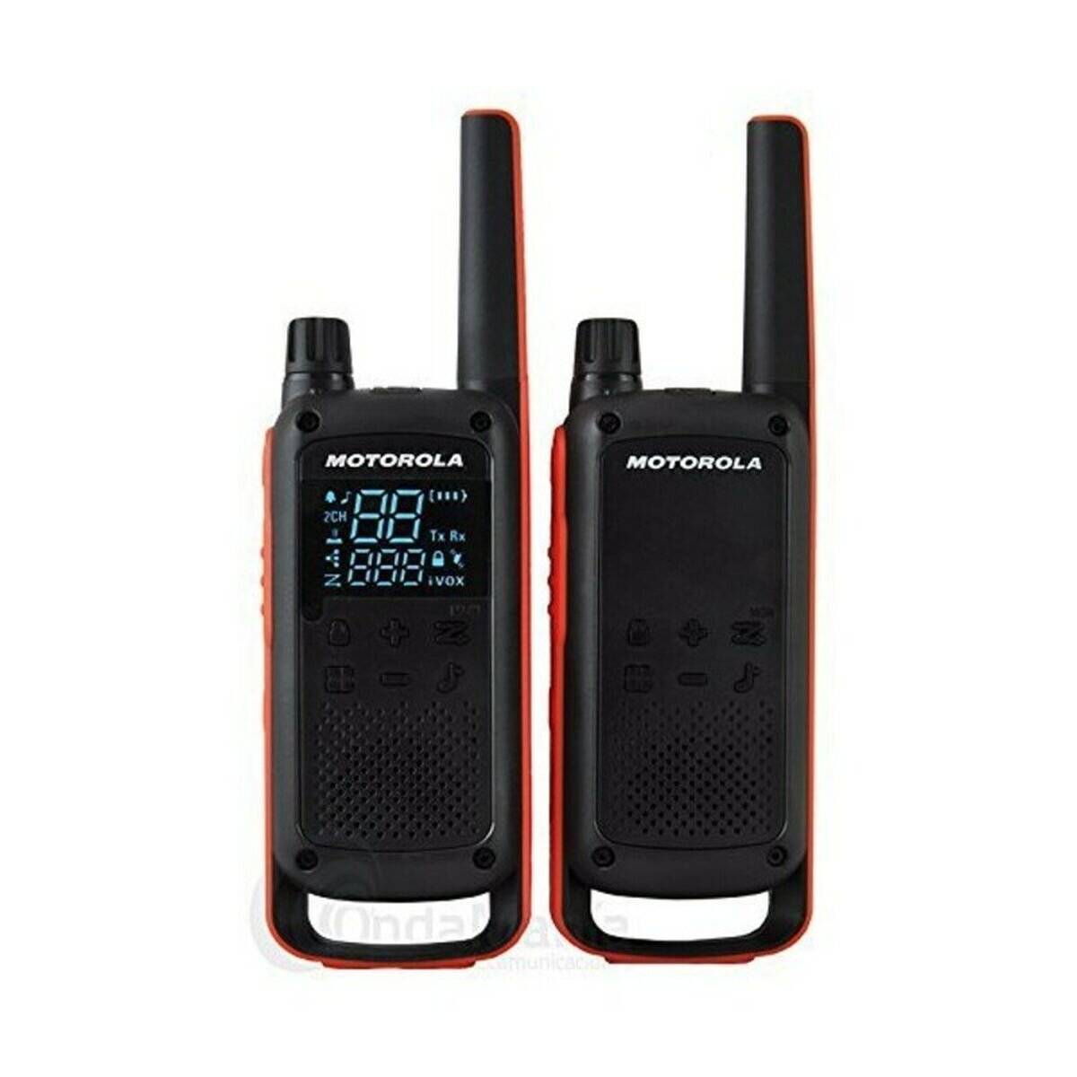 MOTOROLA Talkabout T82 Duopack Funkgeräte schwarz/orange
