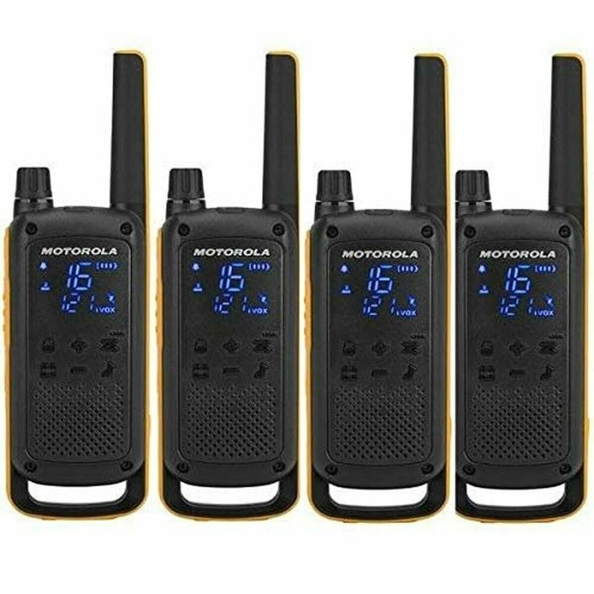 MOTOROLA Talkabout T82 EXTREME Quadpack Funkgeräte schwarz/gelb