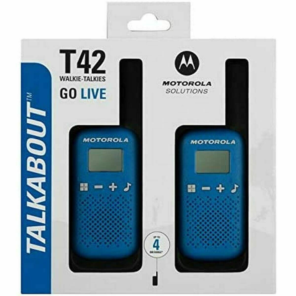 MOTOROLA TALKABOUT T42 Twin Pack Funkgeräte blau/schwarz