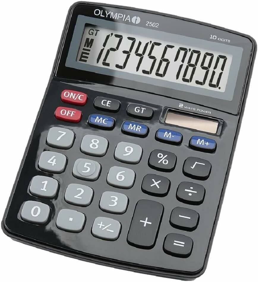 OLYMPIA 2502 Tischrechner schwarz