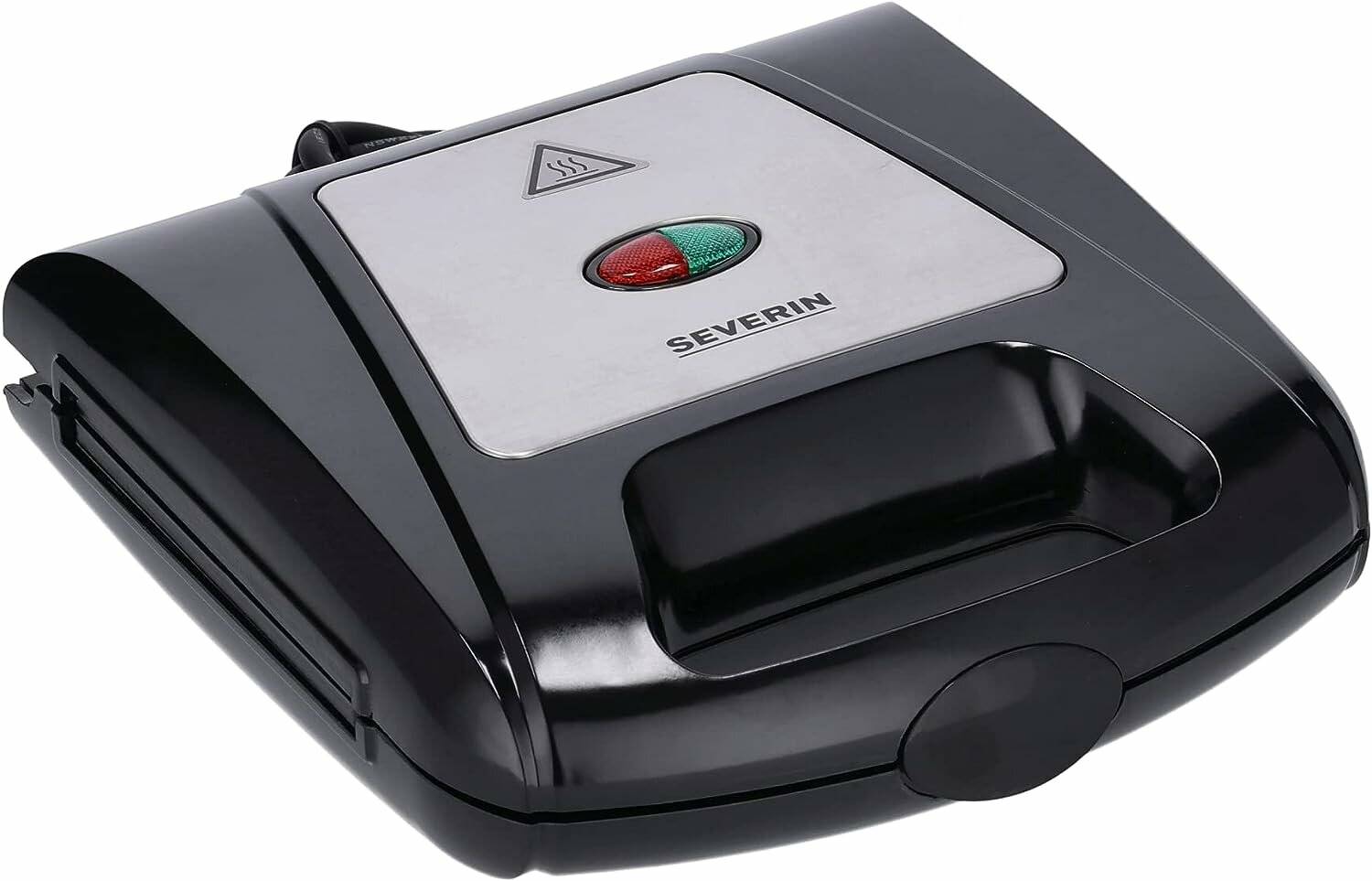 3in1 Sandwich-Toaster SA 2968 (schwarz/edelstahl, 1.000 Watt, mit 3 Platten-Sets)