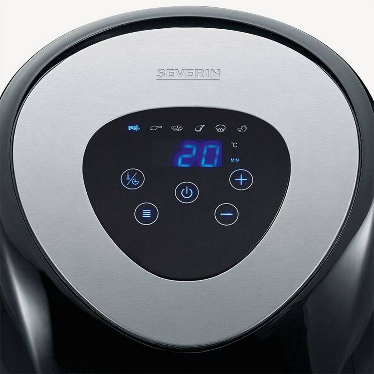 Severin Severin Airfryer stainless steel black Schwarz FR (2430)