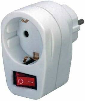 Brennenstuhl Adapter Schutzkontakt, Steckdosenadapter (weiÃ  , Retail)
