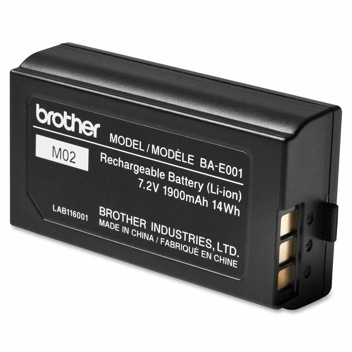 Brother Akku, Modell BA-E001, 7,2V, 1900mAh, 14Wh.