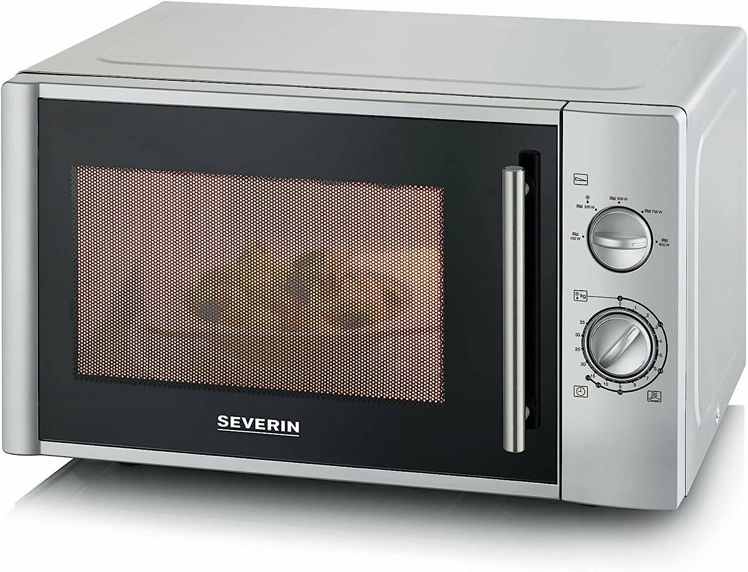 SEVERIN MW 7772 Mikrowelle 900 W silber