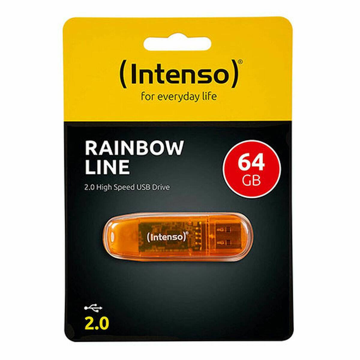 Rainbow Line 64 GB (orange, USB 2.0)