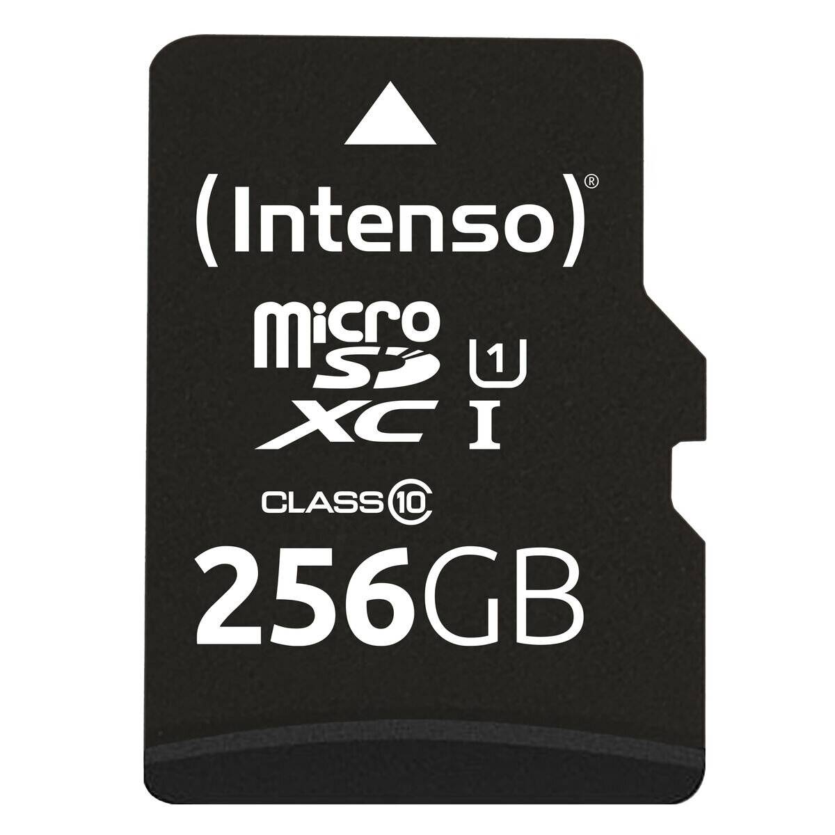 Premium 256 GB microSDXC (schwarz, UHS-I U1, Class 10)