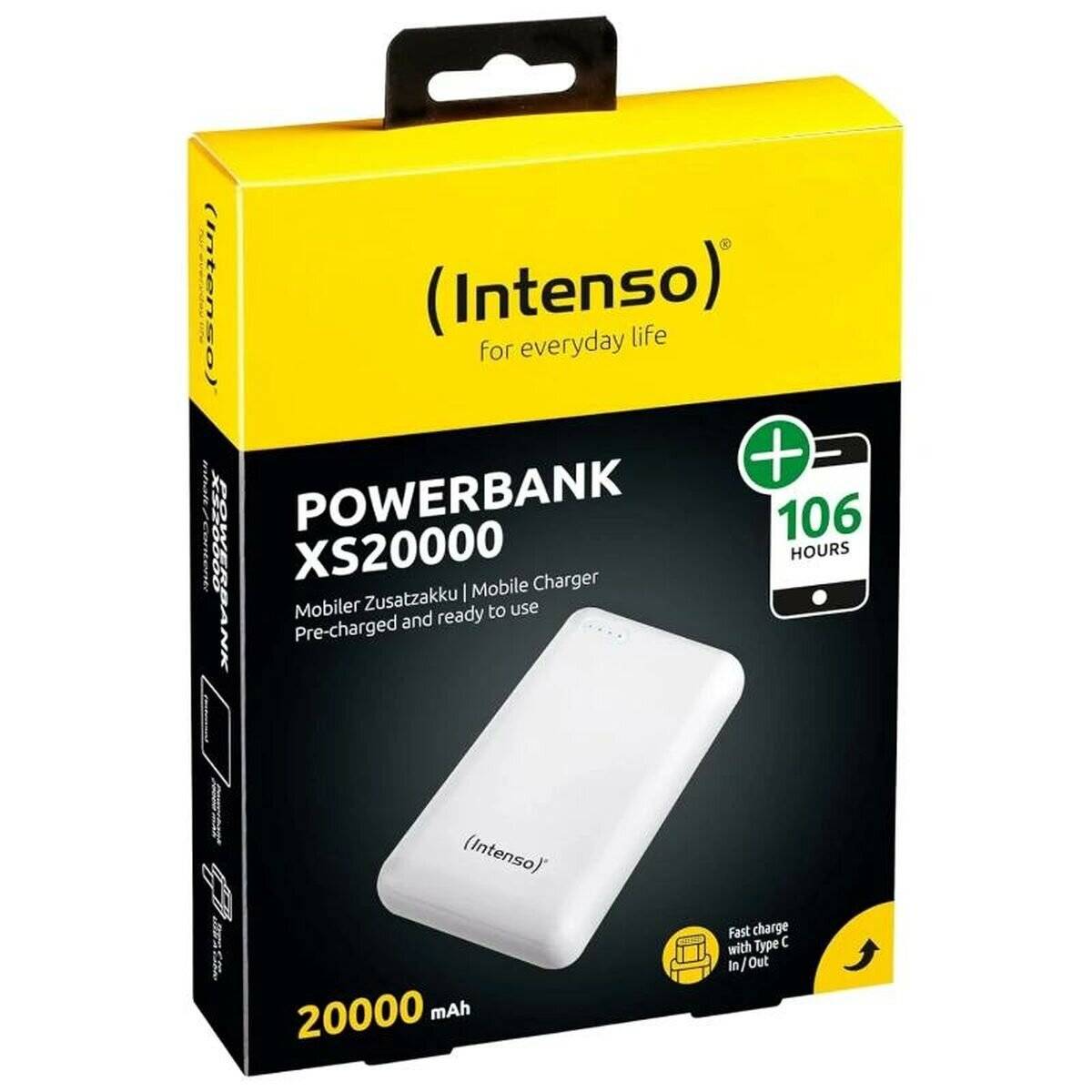 Powerbank XS20000 (weiß, 20.000 mAh)