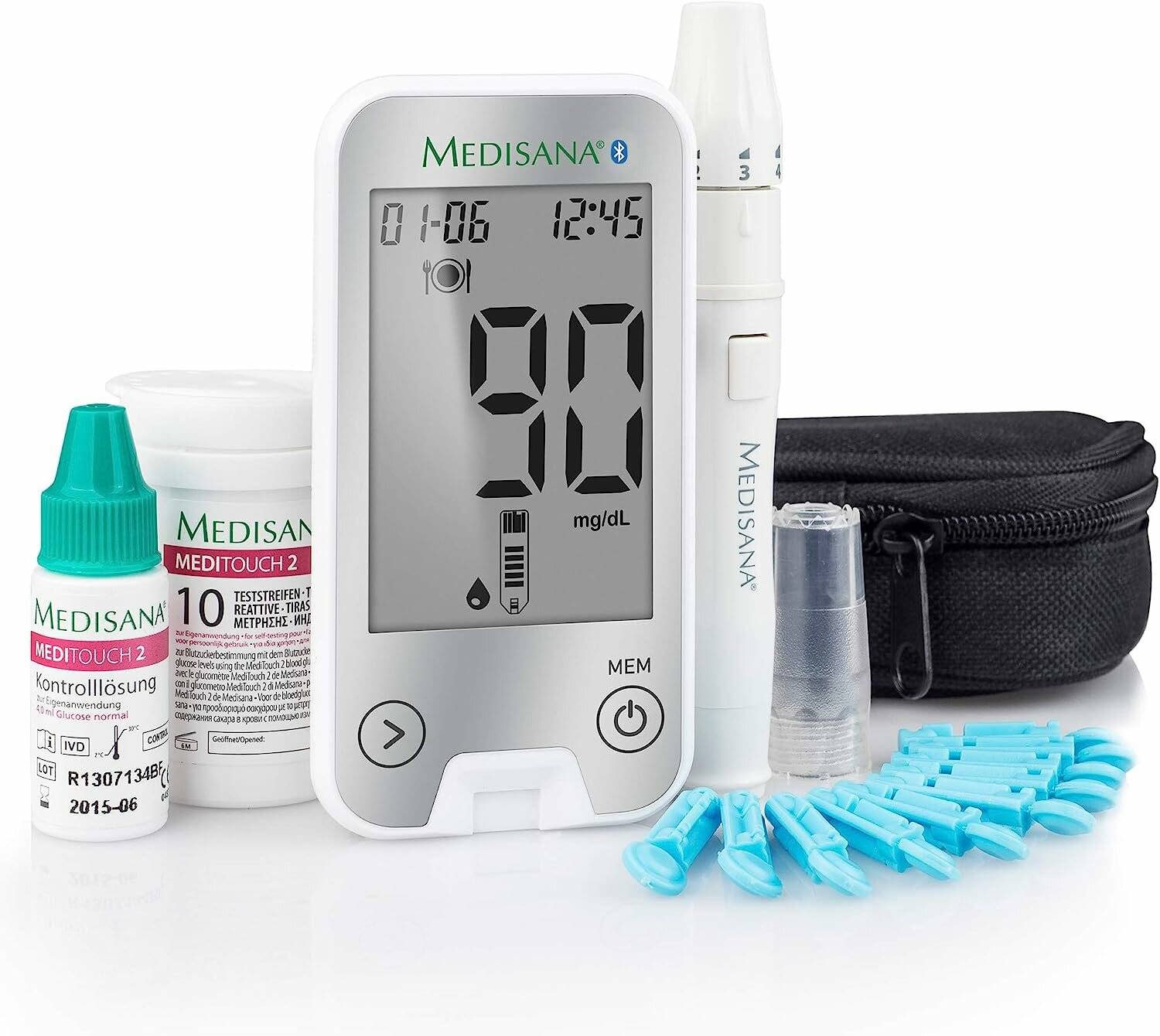 medisana MediTouch 2 connect + Starter-Set Blutzuckermessgerät