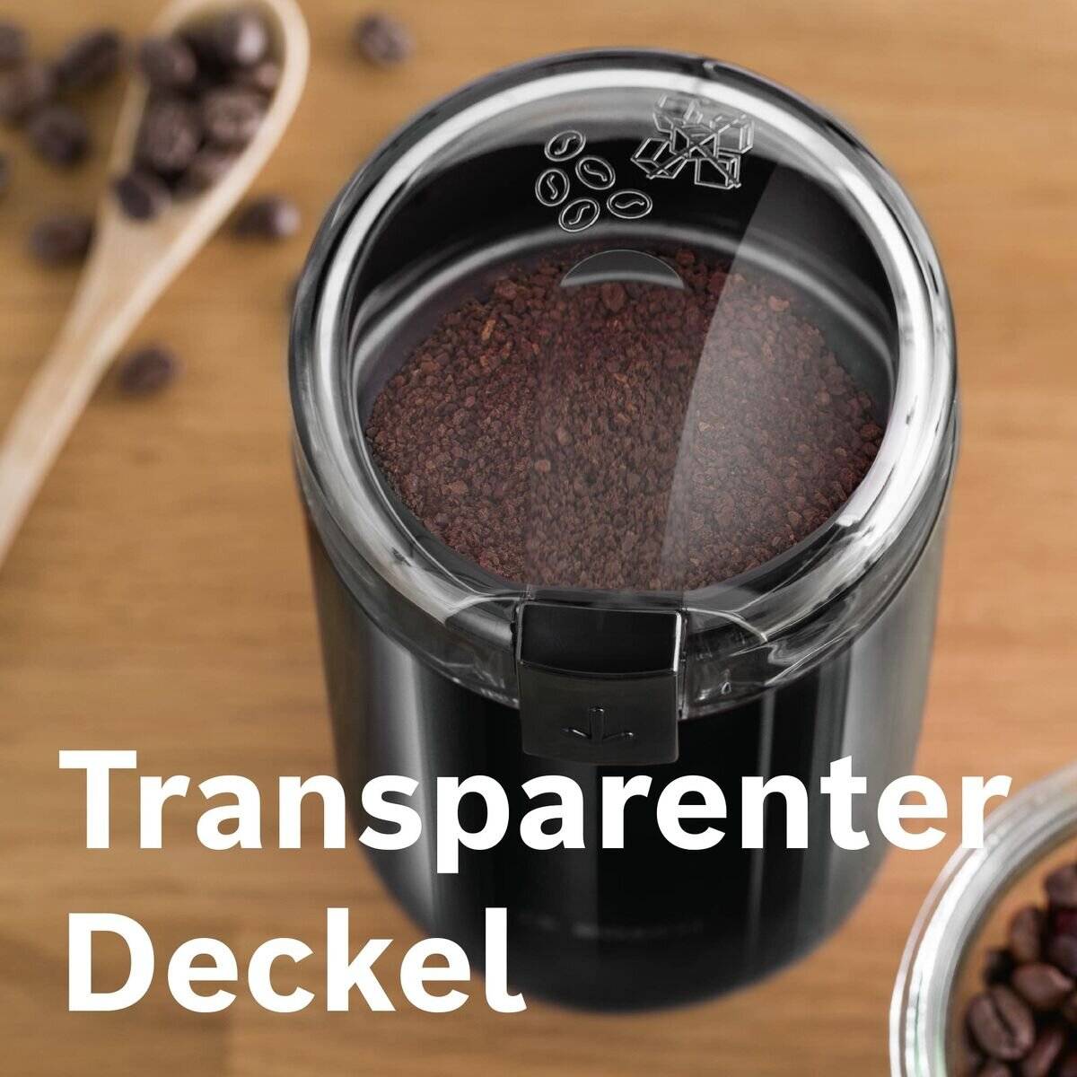 Kaffeemühle TSM6A013 (schwarz, 180 Watt)