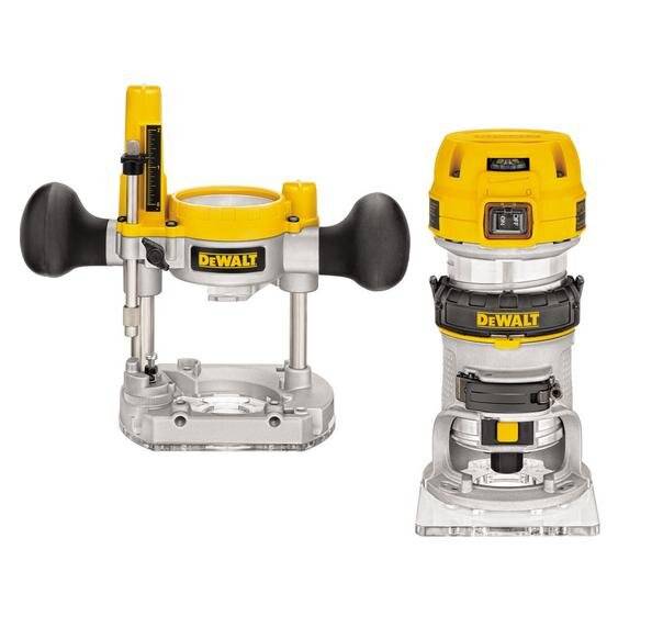 Oberfräse D26204K (gelb/silber, 900 Watt, Koffer)
