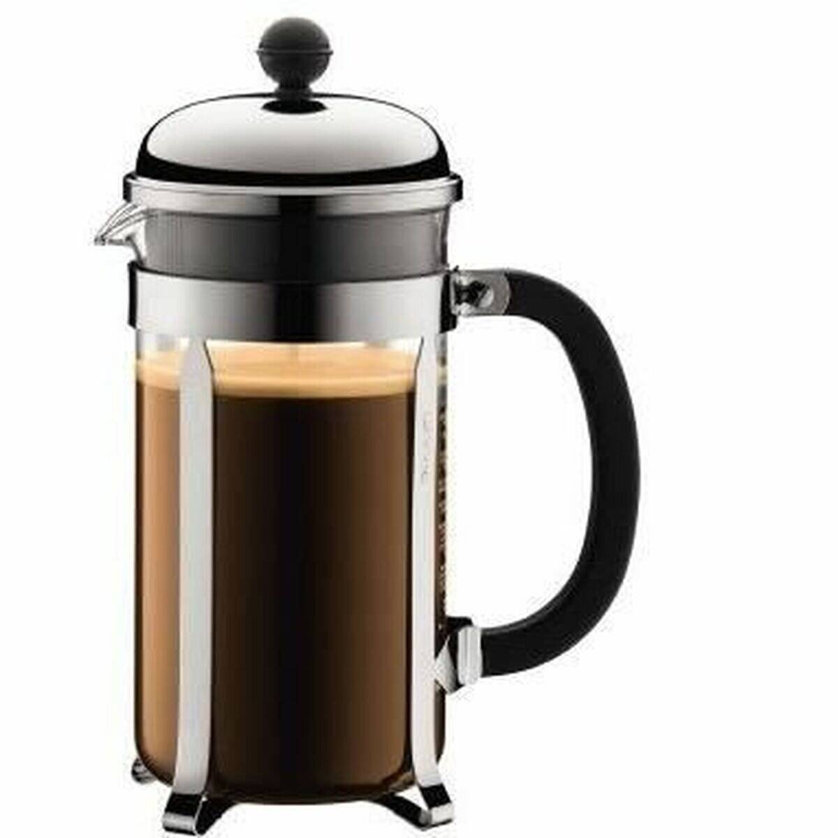 Bodum - CHAMBORD French Press 8 Tasse, 1L - Chrom