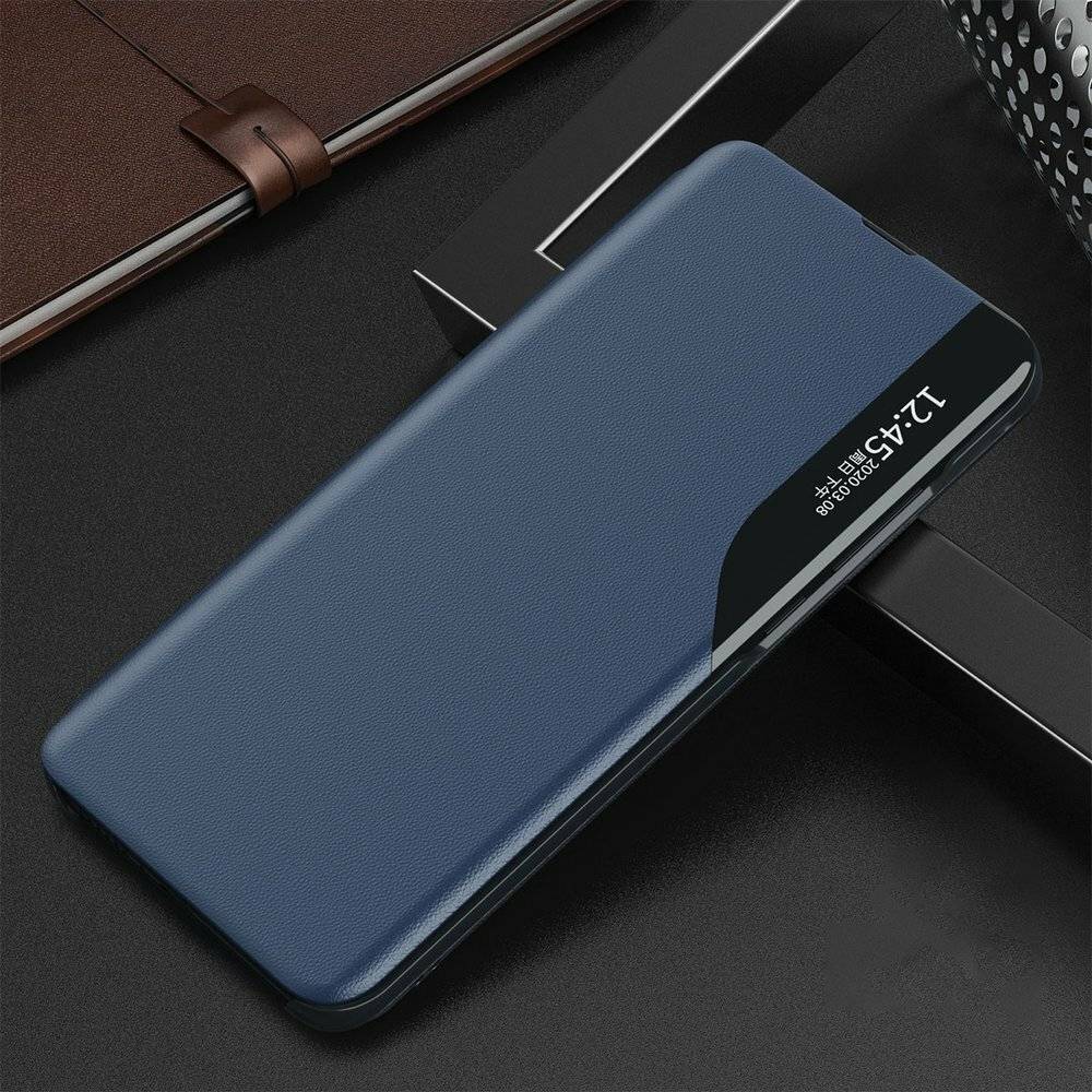 Eco Leather View Case booktype case schutzhülle aufklappbare hülle Xiaomi Mi 10T / Xiaomi Mi 10T Pro blau