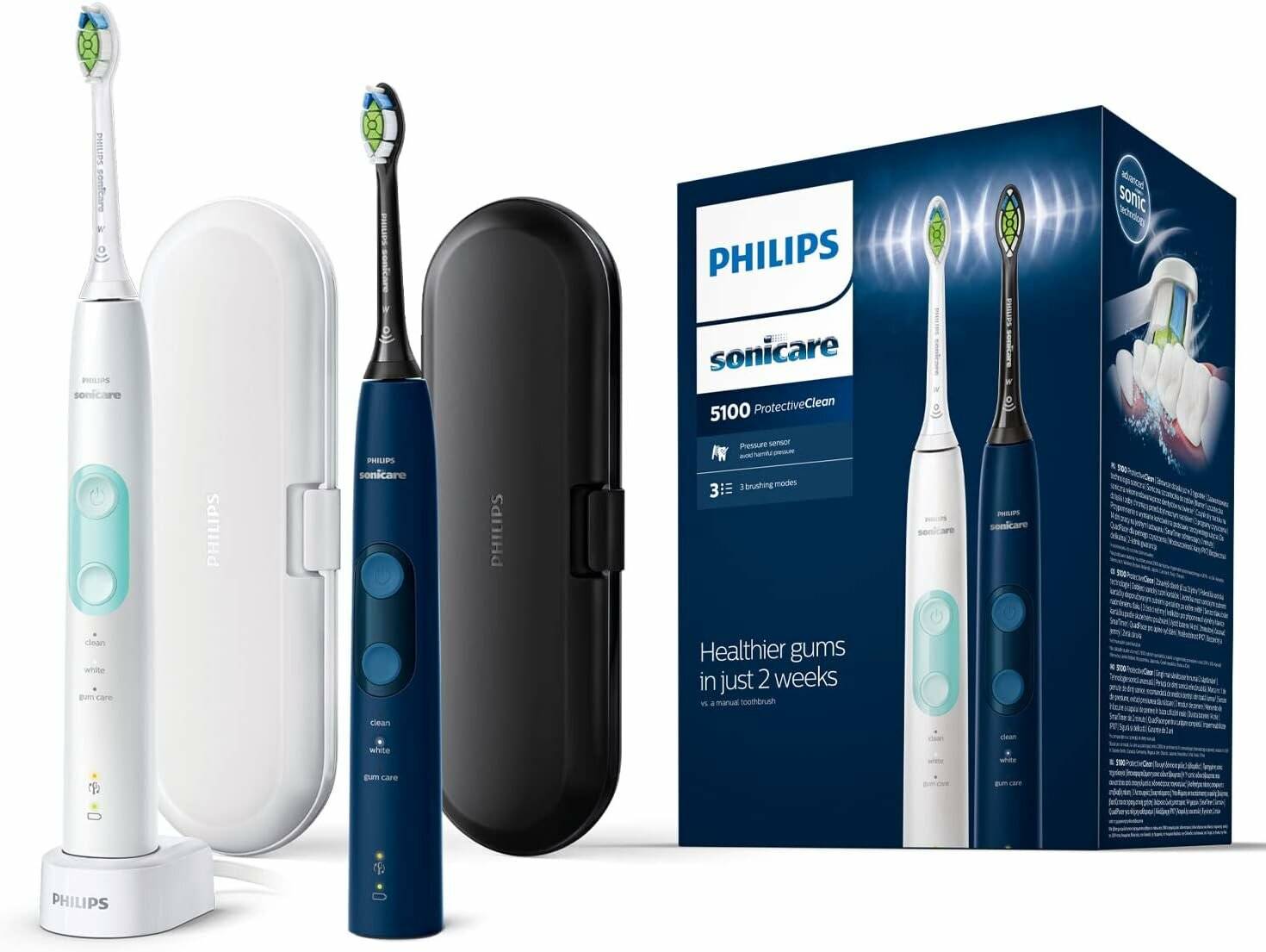 Elektrische Zahnbürste Philips Sonicare ProtectiveClean 4500 HX6851/34